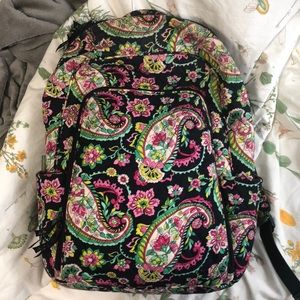 Paisley print Vera Bradley backpack w/ coin purse